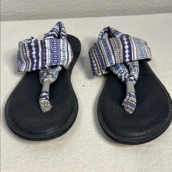 Sanuk Yoga Sling 2 Sandals | Size 7 | Tribal Aztec Print - Picture 1 of 6